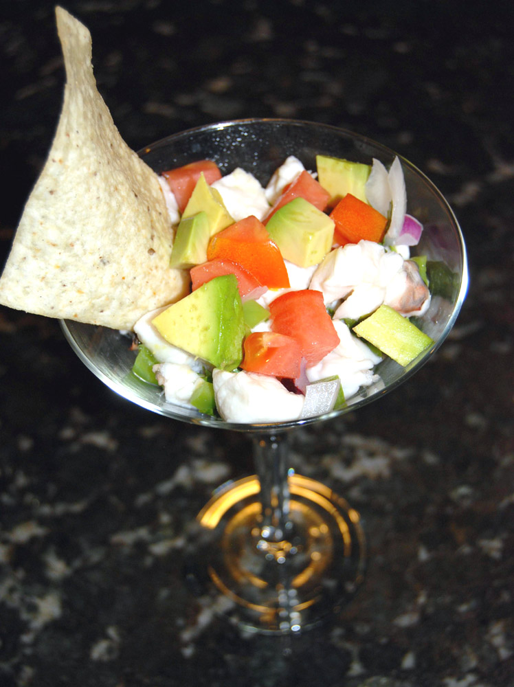 Carolina Citrus Halibut Avocado Ceviche