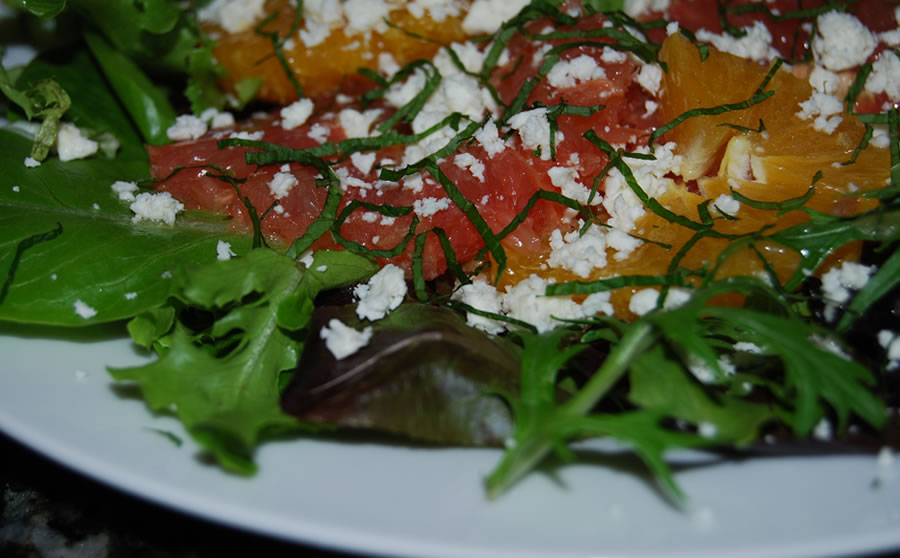 Citrus Salad With Mint And Feta