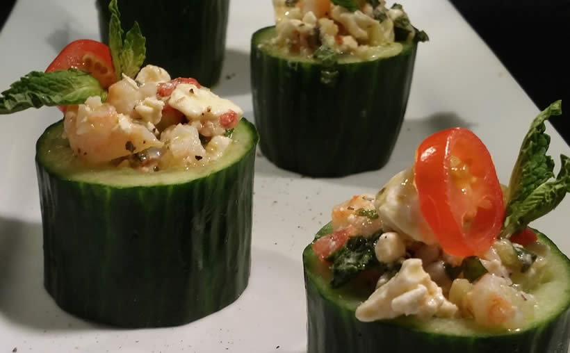 Greek Cucumber Shooters + The Fit Life