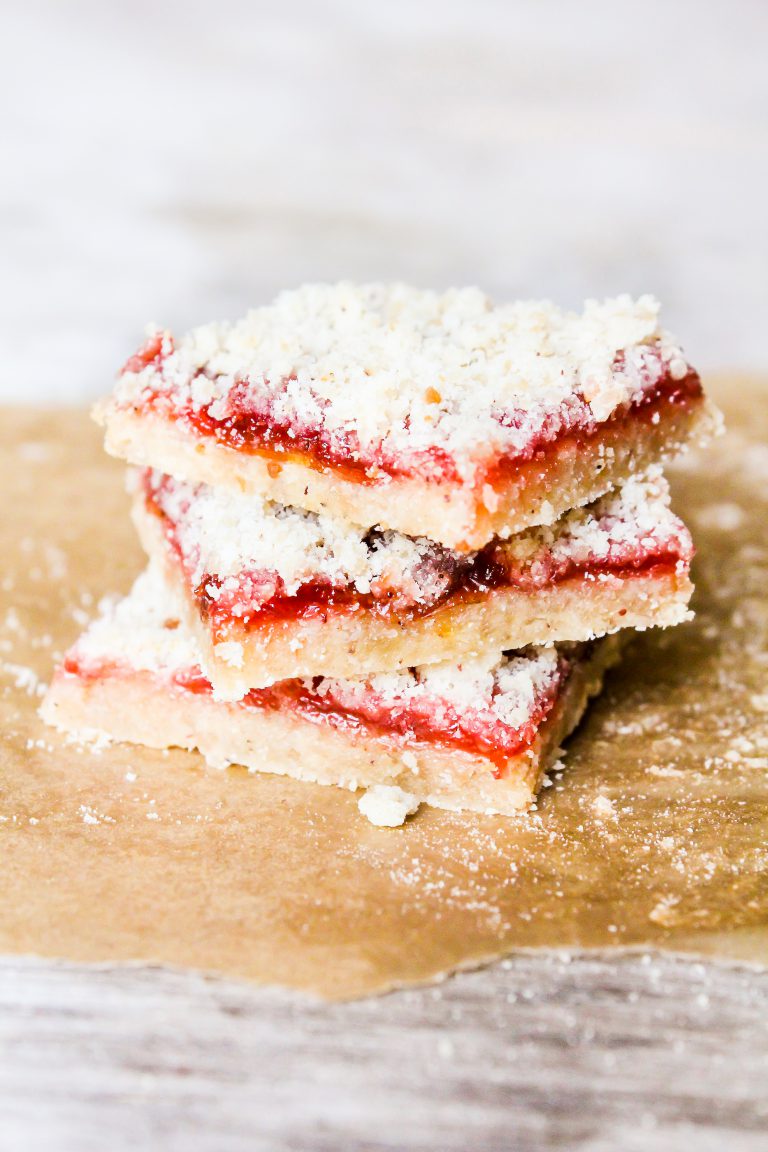 Strawberry Crumb Bars
