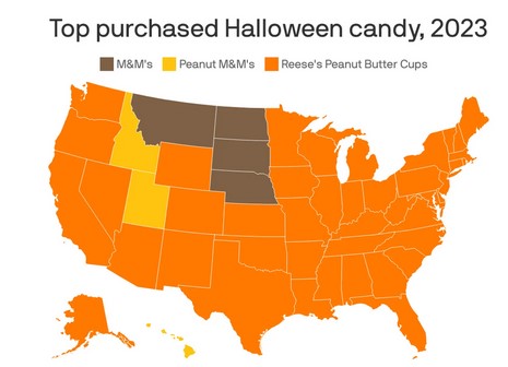 North Carolina’s top Halloween candies